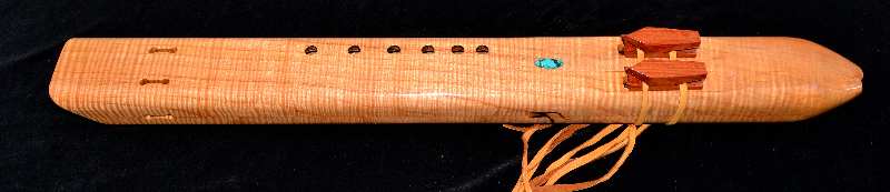 Fiddleback Native American Drone Flute in F-sharp minor