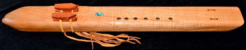 Fiddleback Native American Drone Flute in F-sharp minor