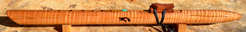 Ambrosia F#-m Tiger Maple Flute