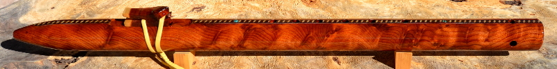 Redwood Burl E-minor Native American Style Flute by Laughing Crow