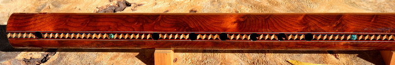 Redwood Burl E-minor Native American Style Flute by Laughing Crow