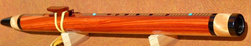 Brazilian Gm Tulipwood W/ Mun Ebony and Curly Myrtle Accents Accents and 3-D Effect Inlay