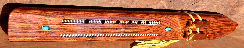 Solid Kingwood F-sharp minor Drone with Inlays