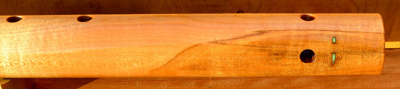 Em Ambrosia Tiger Maple Flute