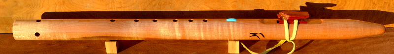 Em Ambrosia Tiger Maple Flute