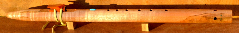 Em Ambrosia Tiger Maple Flute