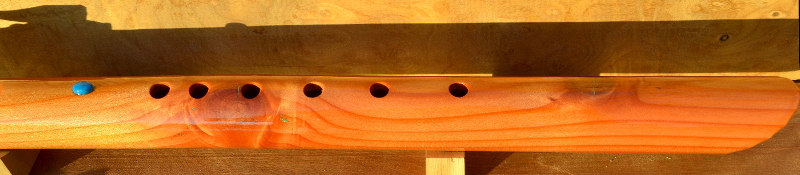 F#m Redwood Flute With Knot