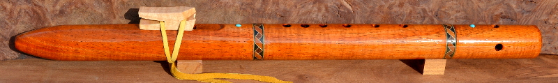 Koa Inlaid Flute by Laughing Crow