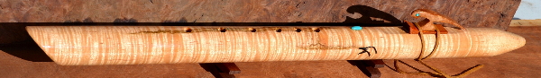 Ambrosia Tiger Maple Native American Style Flute