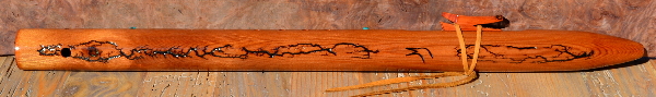 Western Red Cedar Native American Style Fractal Flute