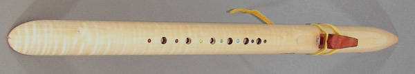 Native American Tiger Maple Rainbow Flute